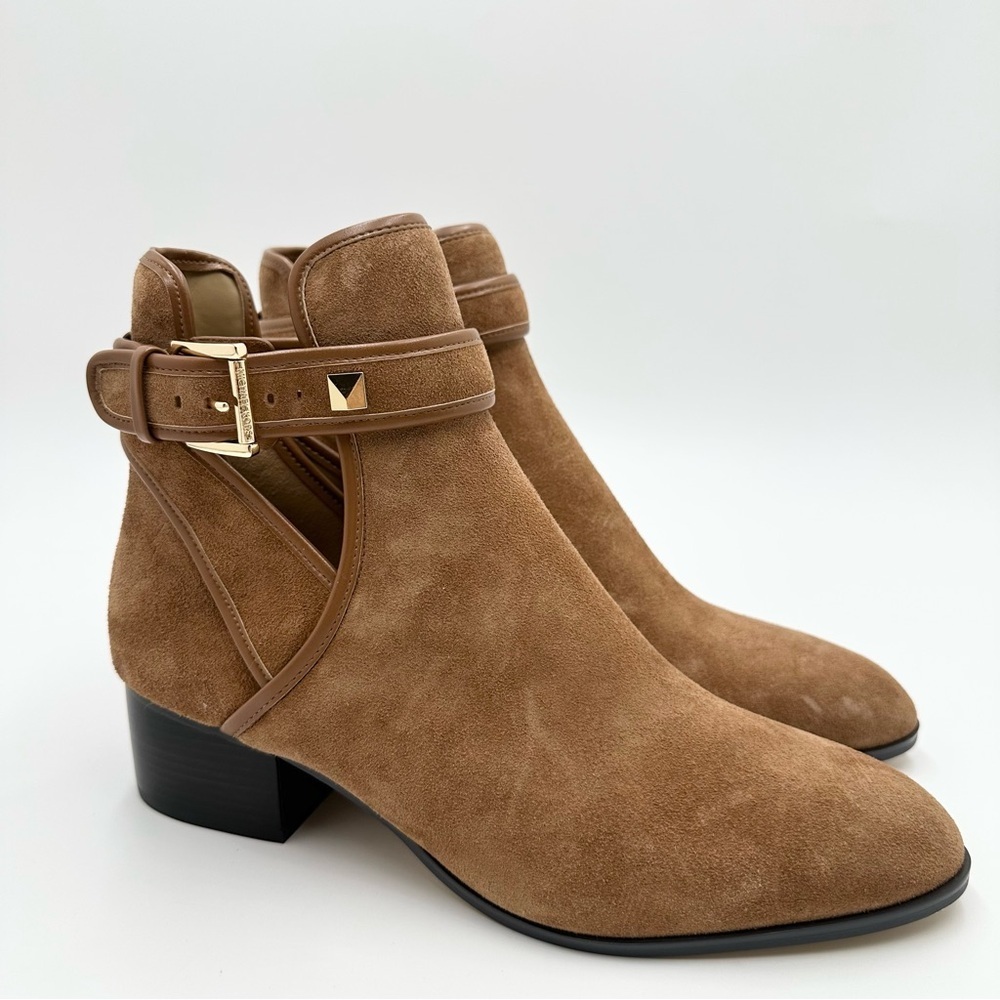 MICHAEL Michael Kors Britton Buckled Ankle Booties